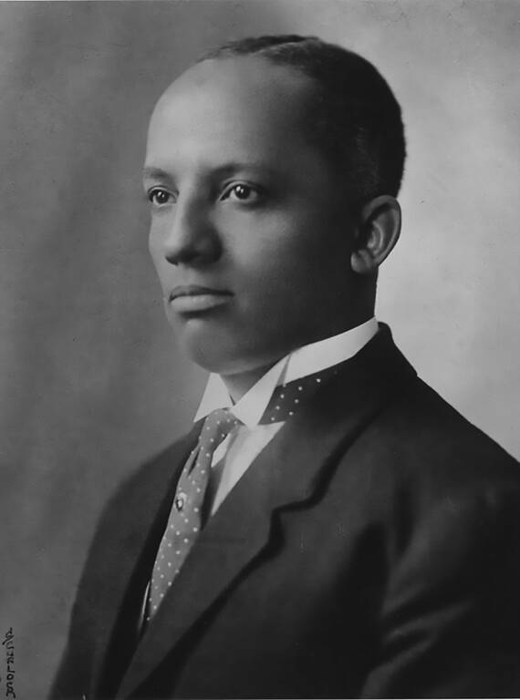 <p>Carter G. Woodson, circa 1915, the year he founded the organization that would become the Association for the Study of African American Life and History.</p>
