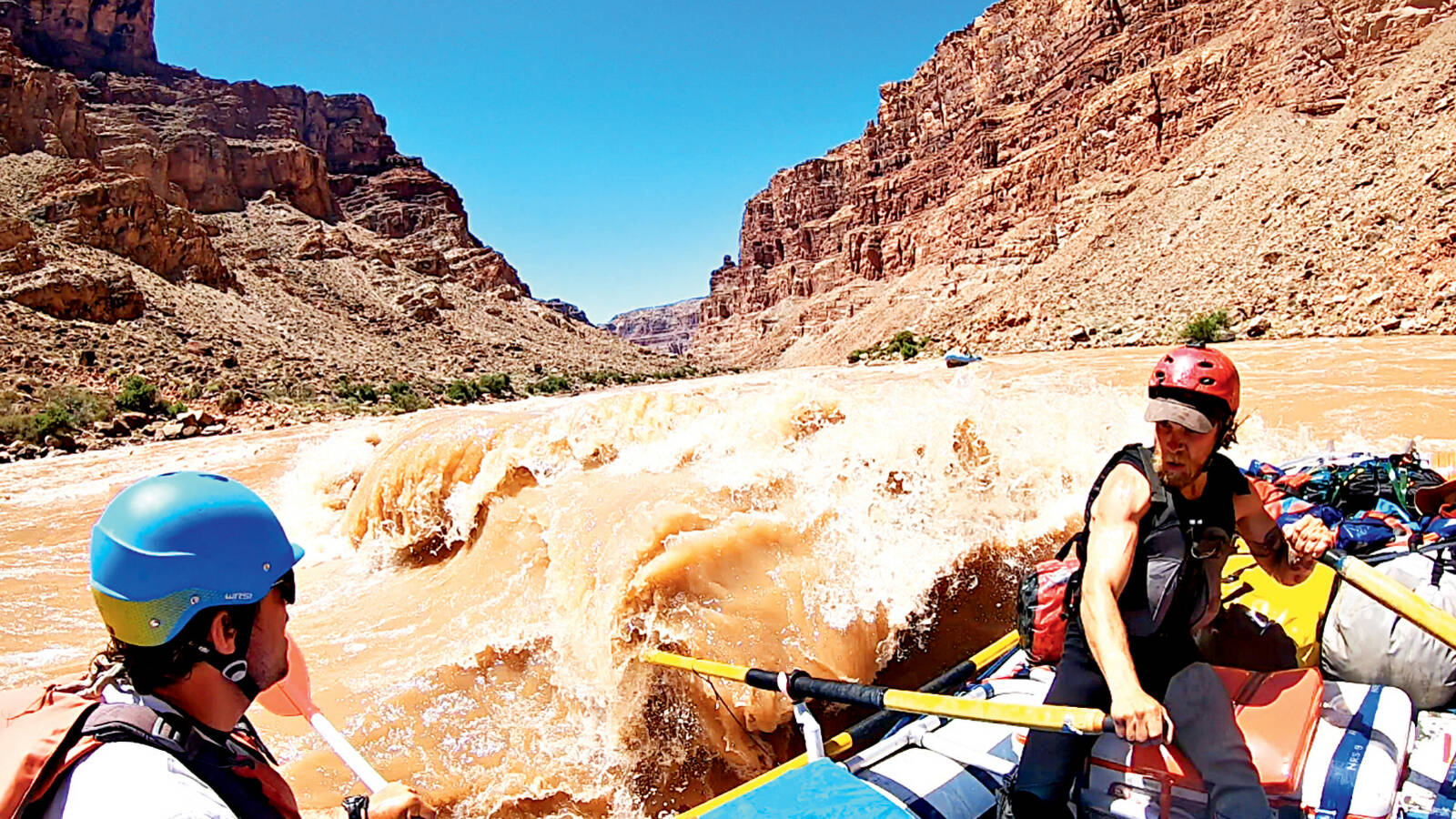 <p>Rafting the Colorado River. </p>